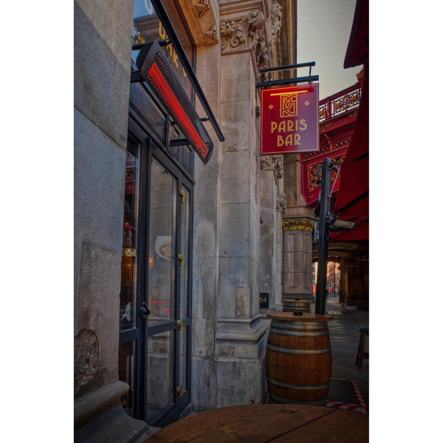 Bromic Heating Tungsten Smart-Heat 56" 6000 Watt 277V Black Electric Patio Heater