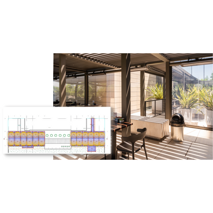 Bromic Heating Tungsten Smart-Heat 56" 6000 Watt 277V White Electric Patio Heater