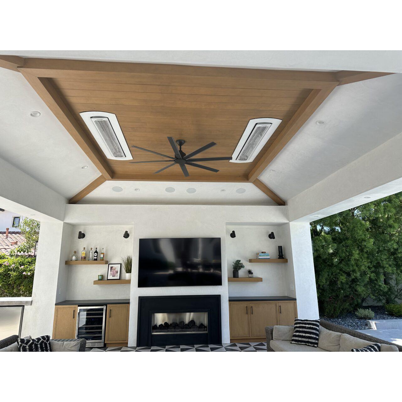 Bromic Heating Tungsten Smart-Heat 56" 6000 Watt 277V White Electric Patio Heater