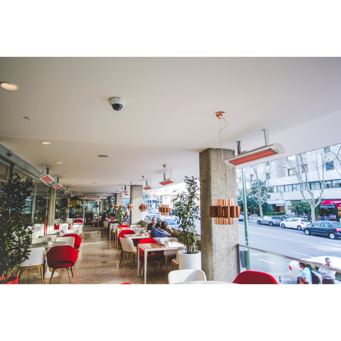 Bromic Heating Tungsten Smart-Heat 56" 6000 Watt 277V White Electric Patio Heater