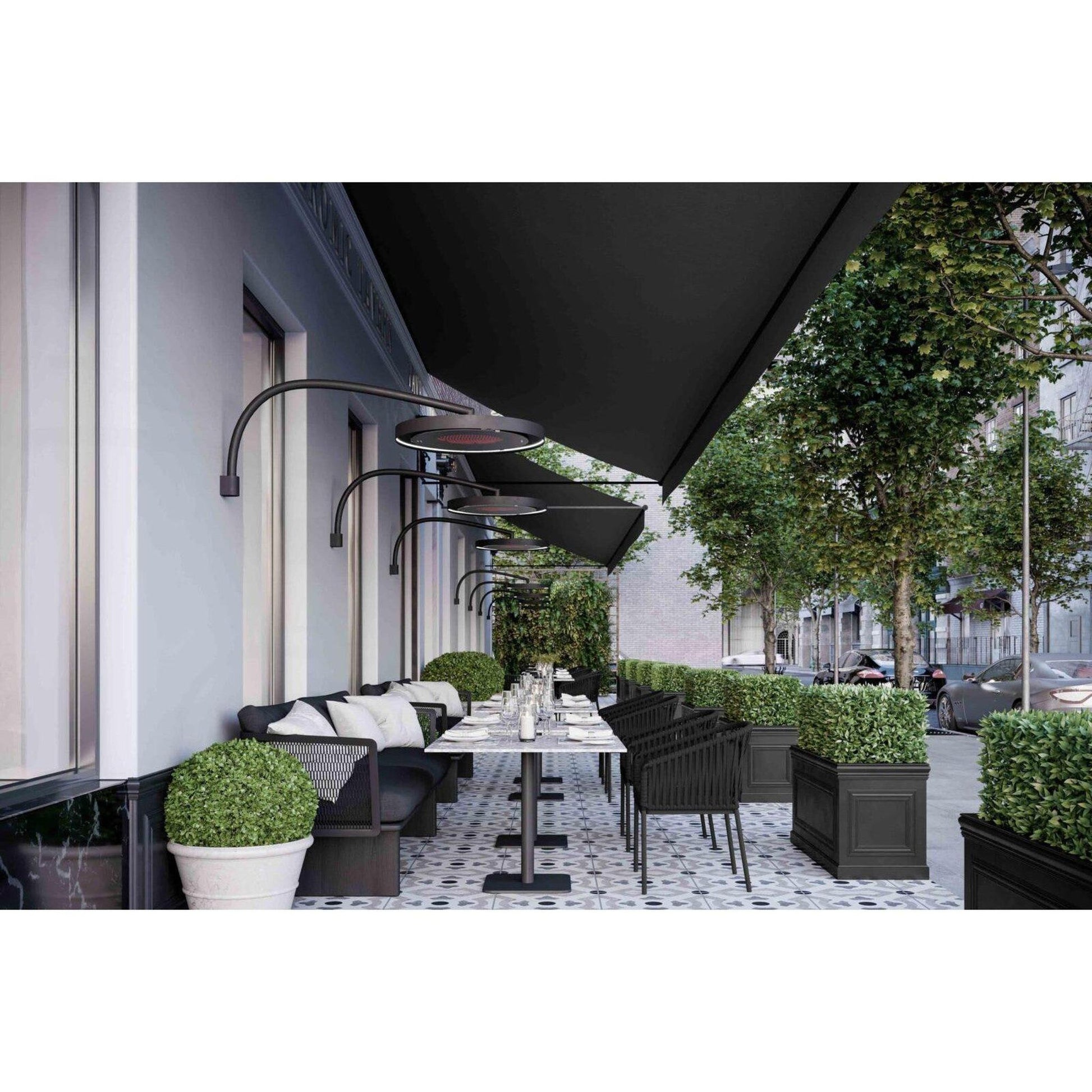 Bromic Heating Wall Mount Pole for Eclipse Smart-Heat Electric Pendant Heater