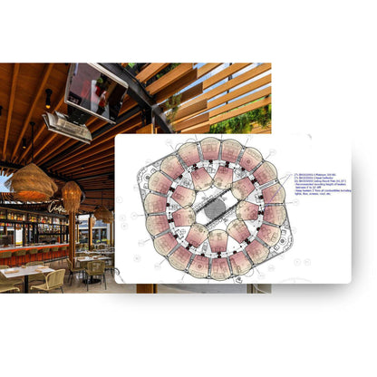 Bromic Platinum Smart-Heat 300 Series 22" Outdoor Natural Gas Patio Heater