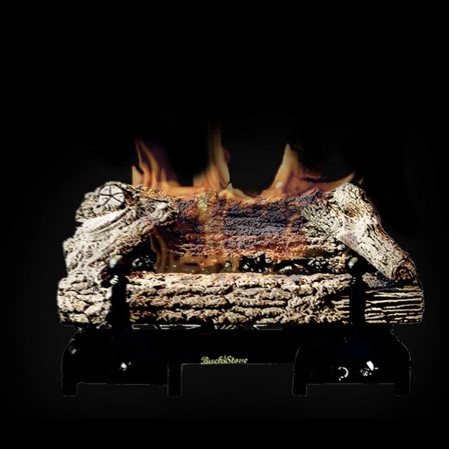 Buck Stove 24" Ceramic Series Vent-Free Thermostatic Natural Gas Log Set