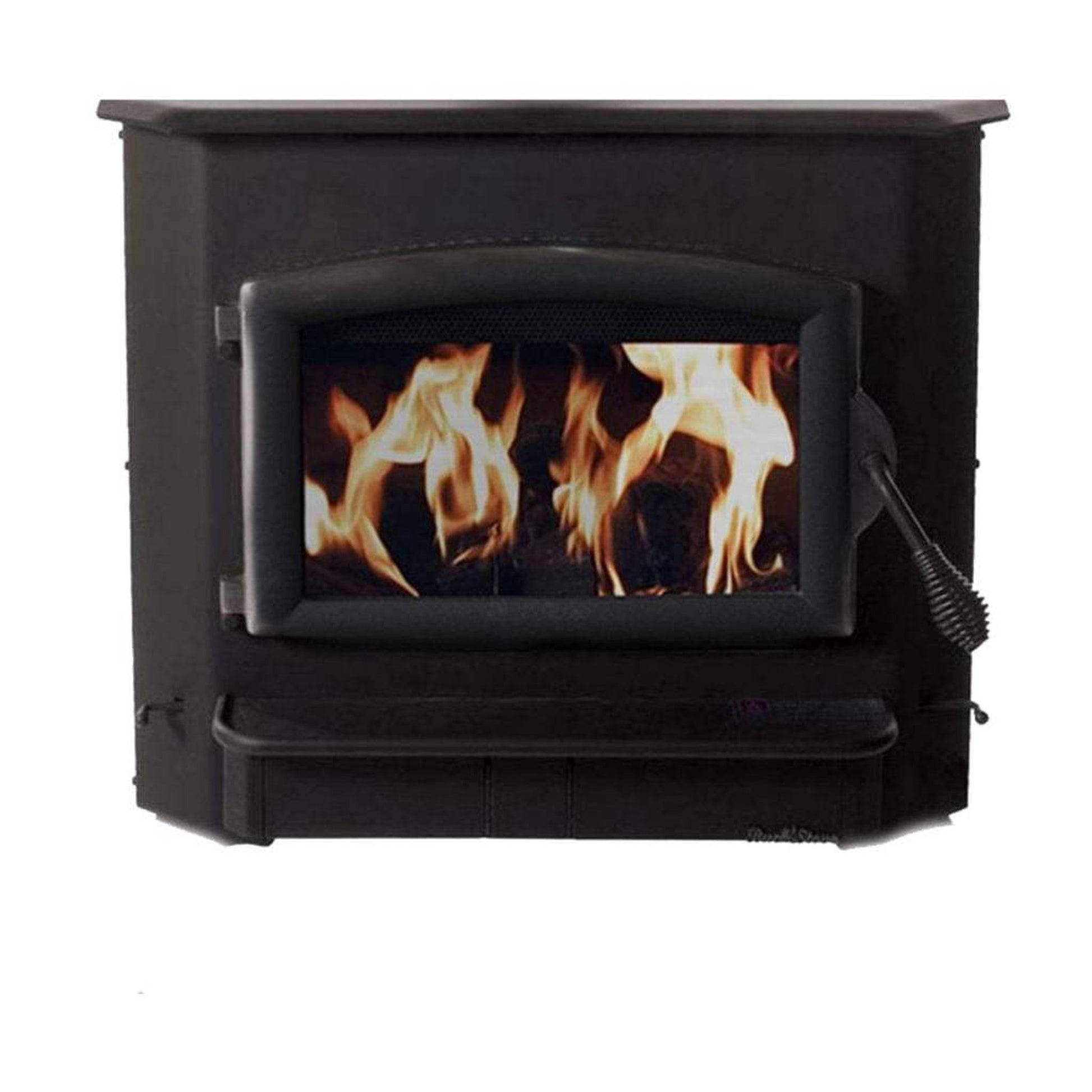 Buck Stove Bay Series Model 81 Non-Catalytic and Blower Assembly Standard Wood Burning Stove With Black Door Finish