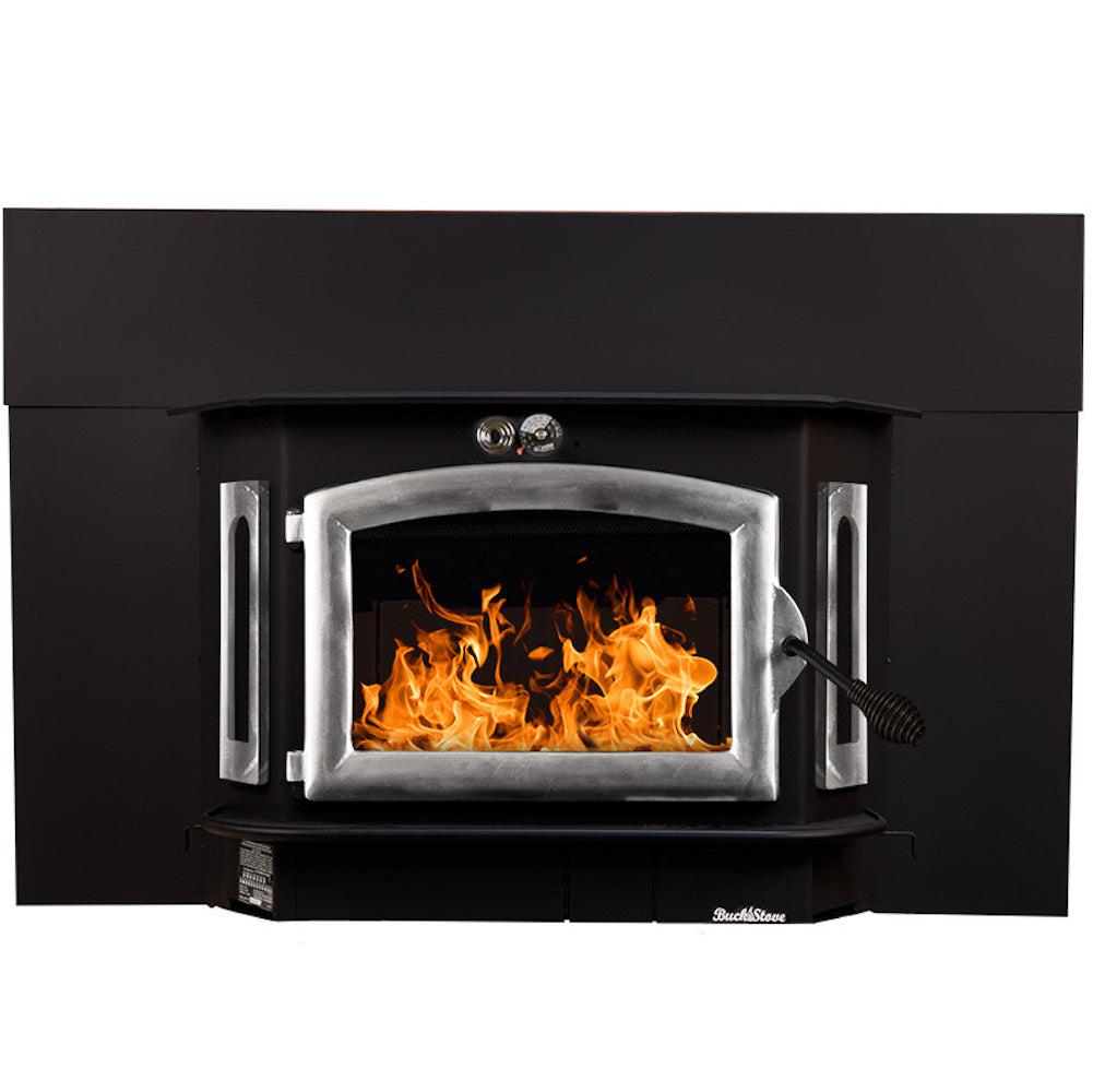 Buck Stove Bay Series Model 91 Catalytic Wood Burning Stove With Pewter Door Finish