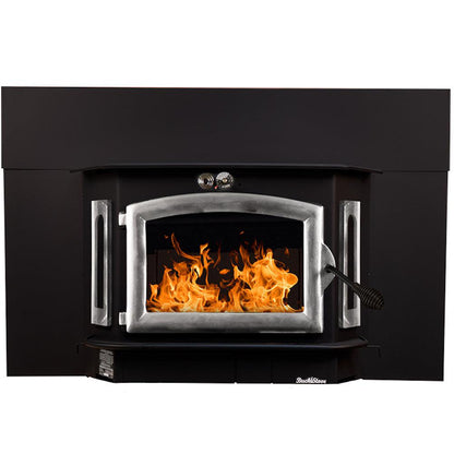 Buck Stove Bay Series Model 91 Catalytic Wood Burning Stove With Pewter Door Finish