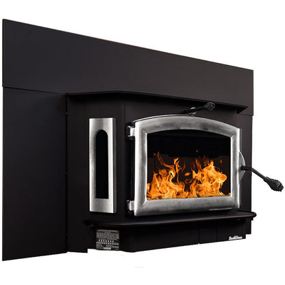 Buck Stove Bay Series Model 91 Catalytic Wood Burning Stove With Pewter Door Finish