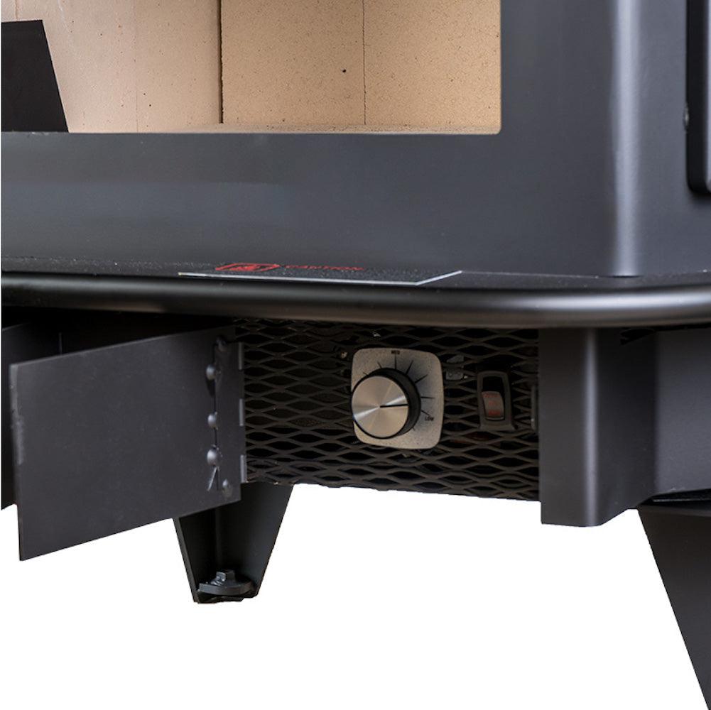 Buck Stove Bay Series Model 91 Catalytic Wood Burning Stove With Pewter Door Finish