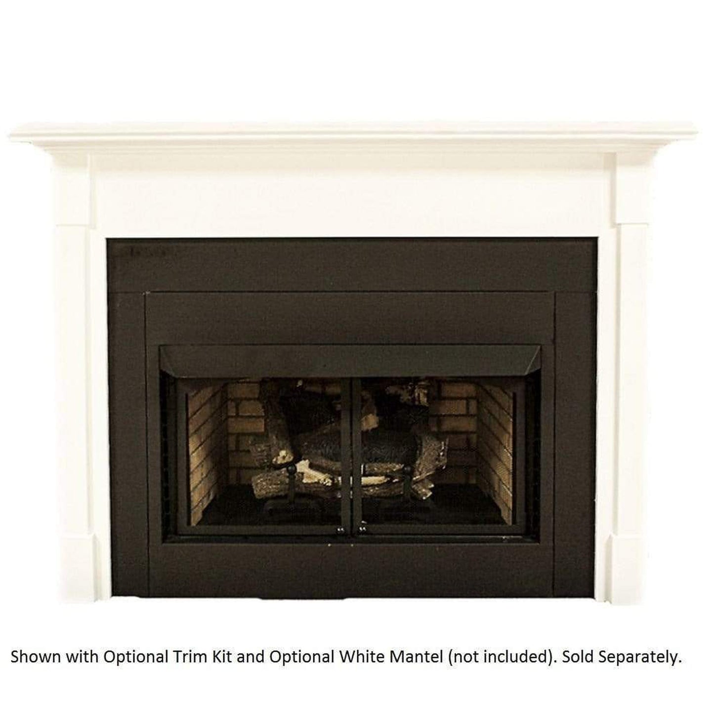 Buck Stove Builder Series Model ZCBBXL 36" Vent Free Gas Firebox With EmberVision 100 Natural Gas Oak Log