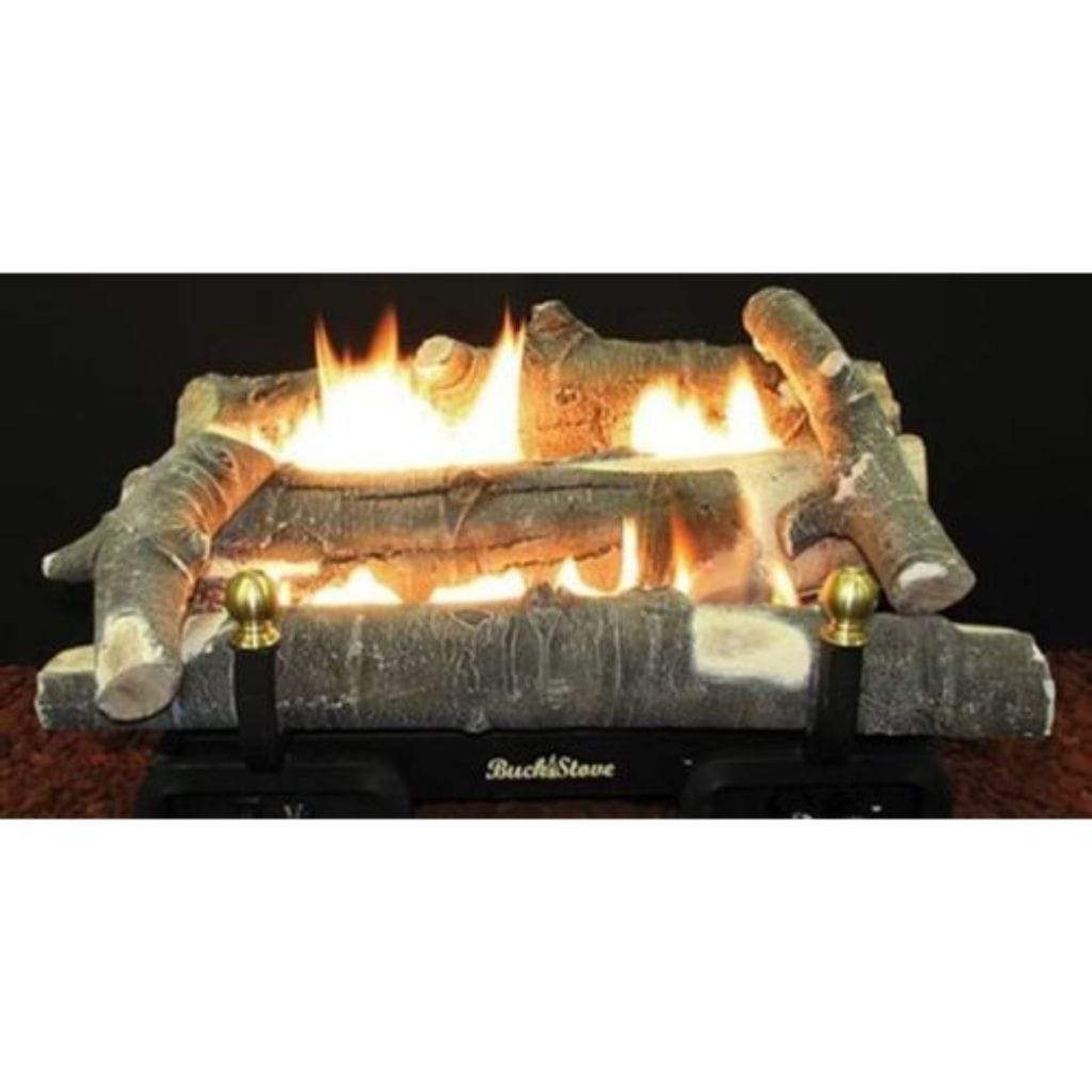 Buck Stove Colorado Aspen 24" Modulating Valve Vent-Free Thermostatic Liquid Propane Log Set