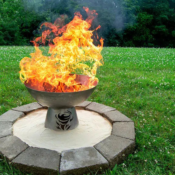 Buck Stove Little Buck 24" Carbon Steel Wood Burning Fire Pit Bowl With Stand