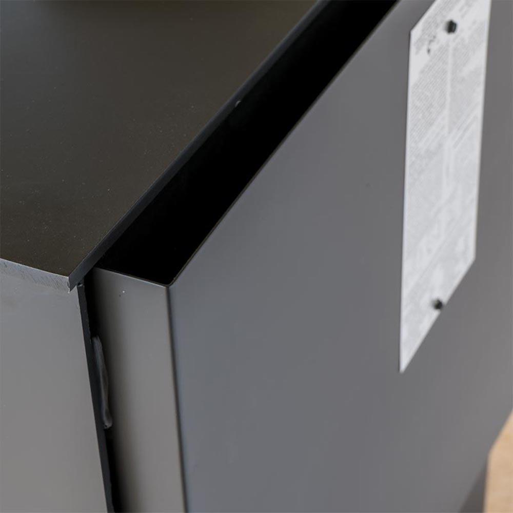 Buck Stove Model 21 Non-Catalytic and Blower Assembly Standard Wood Burning Stove With Pewter Door Finish