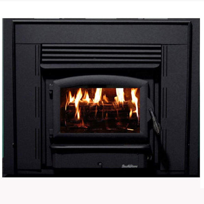 Buck Stove Model 21ZC Zero Clearance Non-Catalytic Wood Burning Stove With Black Door Finish