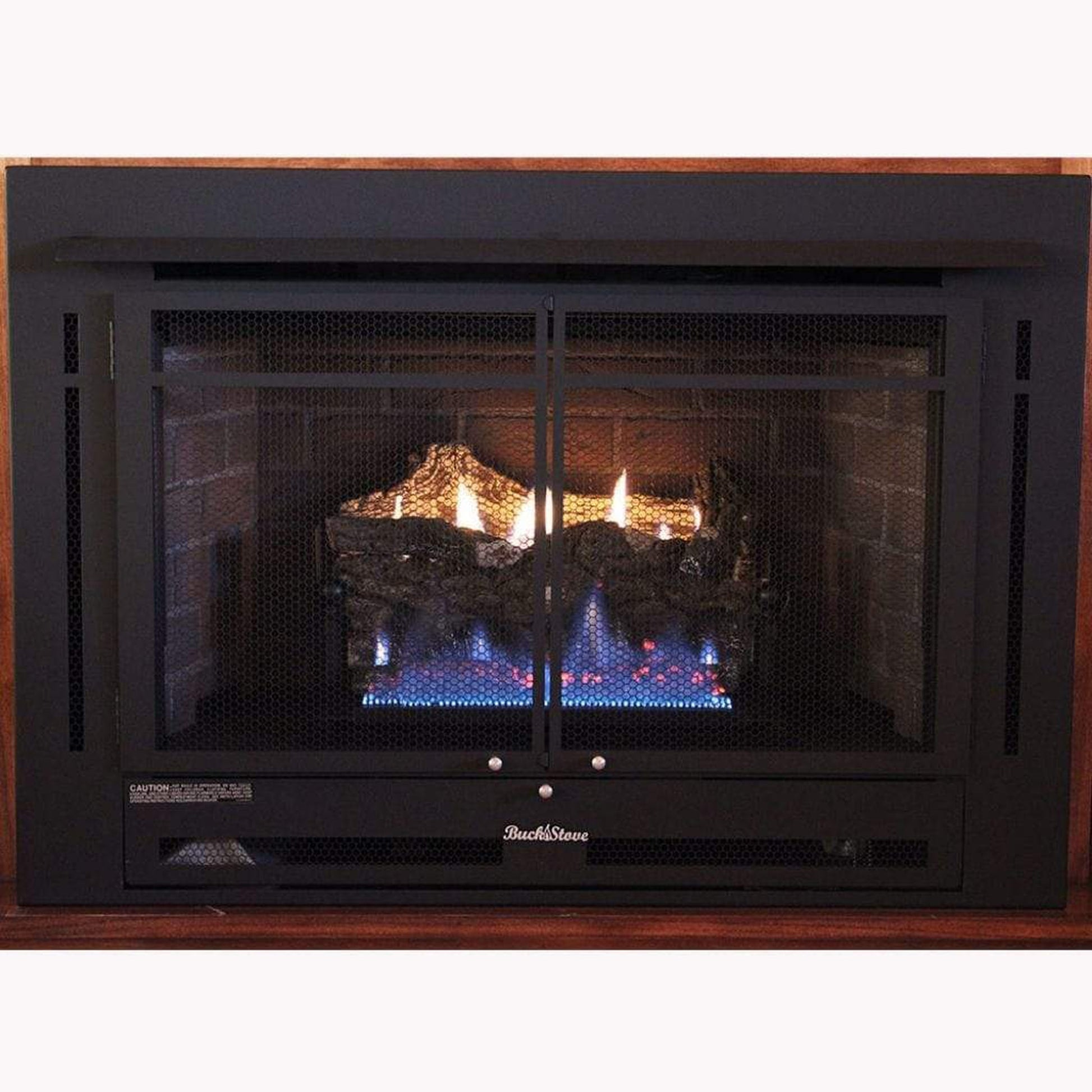 BUCK STOVE Model 34 Contemporary Gas Stove NV 344EBNAT-CONTMP
