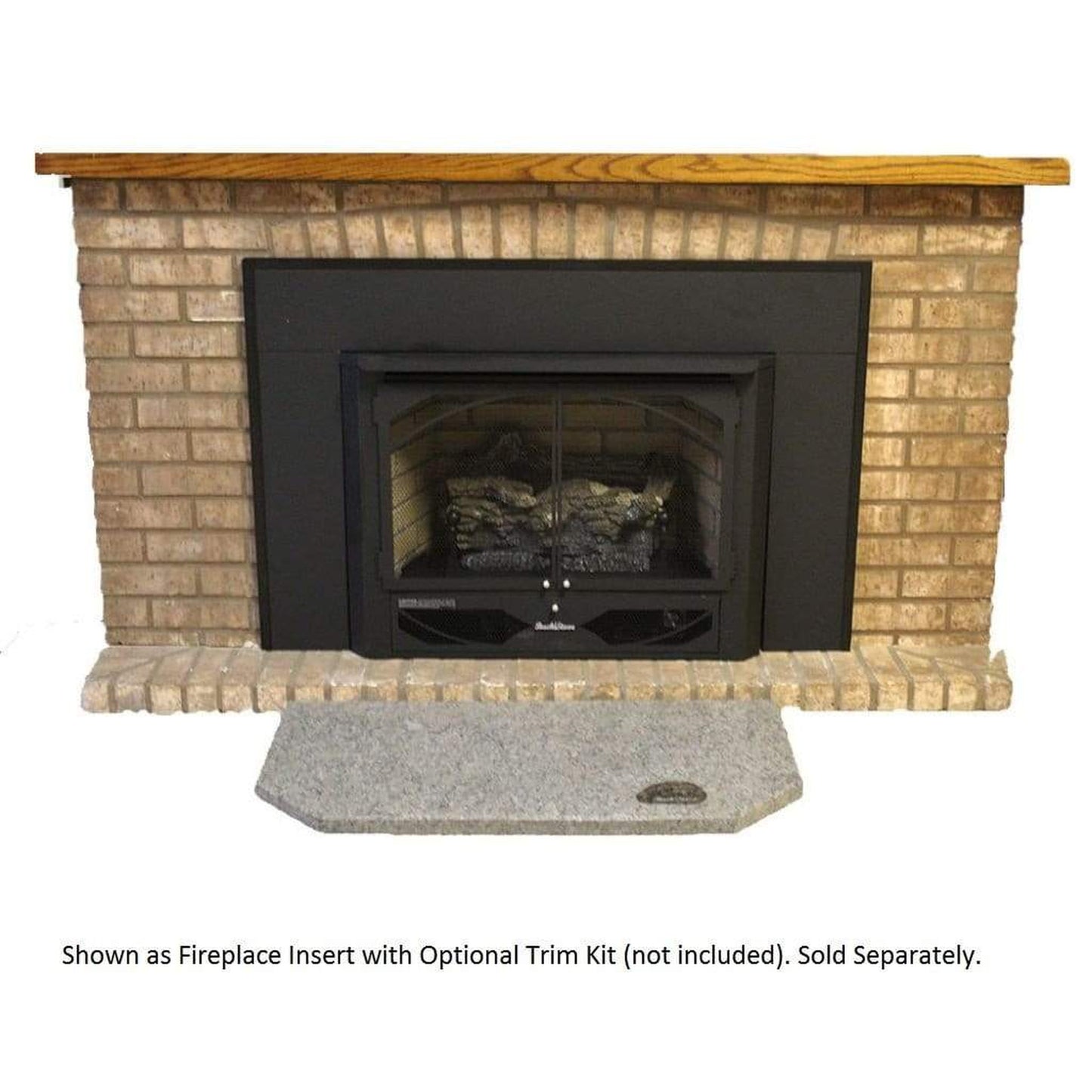 Buck Stove Model 384 32" W x 24" H Vent Free Liquid Propane Gas Stove