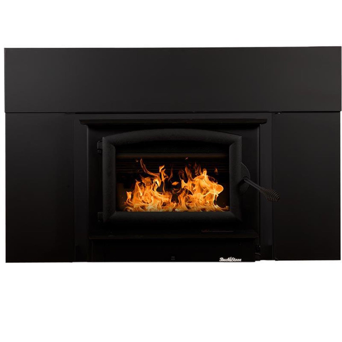 Buck Stove Model 74 Non-Catalytic and Blower Assembly Standard Wood Burning Stove With Black Door Finish