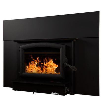 Buck Stove Model 74 Non-Catalytic and Blower Assembly Standard Wood Burning Stove With Black Door Finish