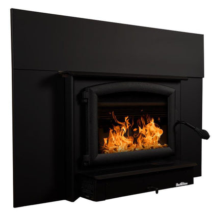 Buck Stove Model 74 Non-Catalytic and Blower Assembly Standard Wood Burning Stove With Black Door Finish