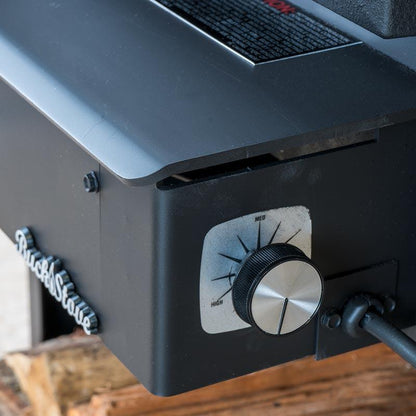 Buck Stove Model 74 Non-Catalytic and Blower Assembly Standard Wood Burning Stove With Pewter Door Finish
