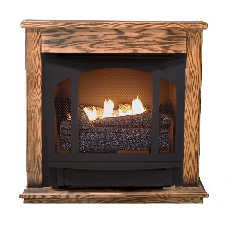 Buck Stove Model T-33 Classic Dark Oak Mantel