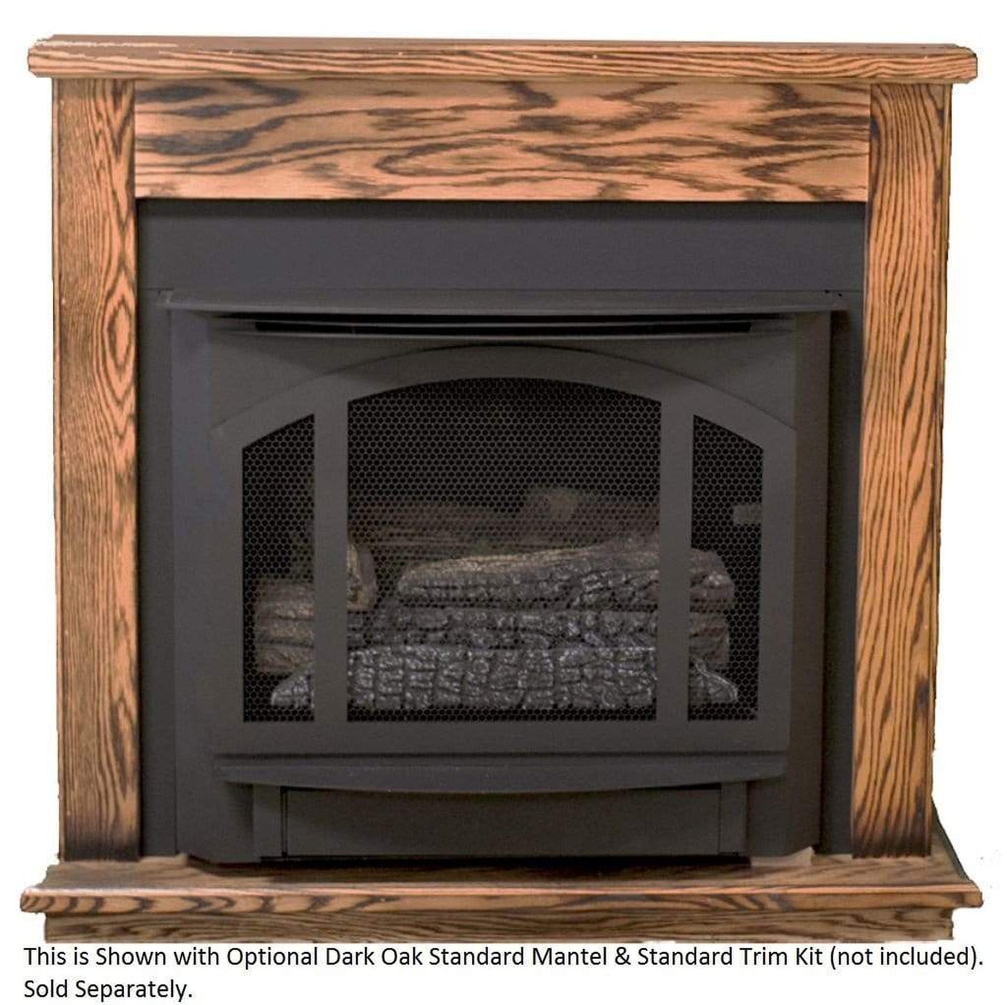 Buck Stove Model T-33 Natural Gas Stove With Legs and Blower