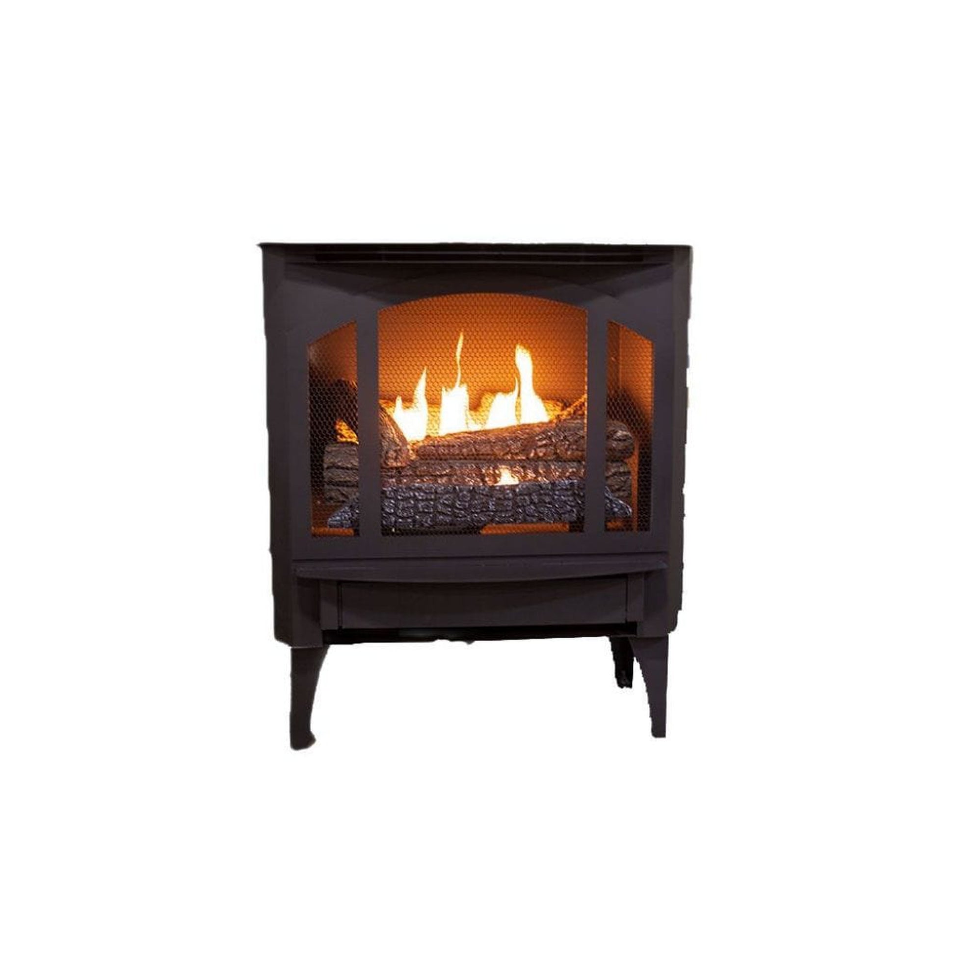 Buck Stove Model T-33 Natural Gas Stove With Legs and Blower