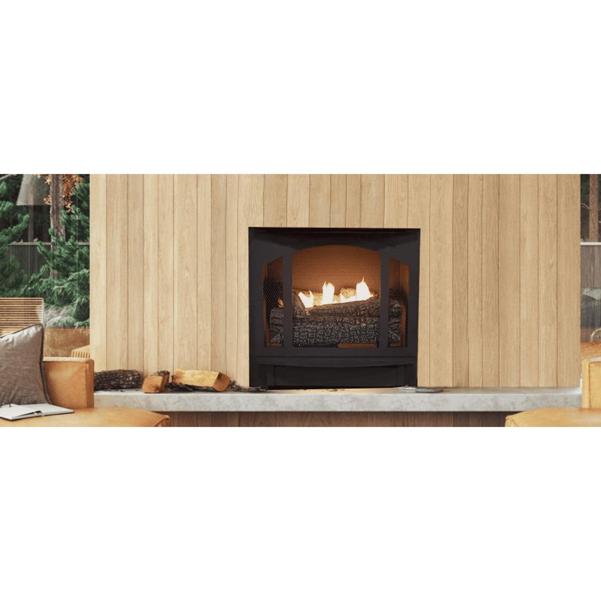 Buck Stove Model T-33 Natural Gas Stove With Legs and Blower