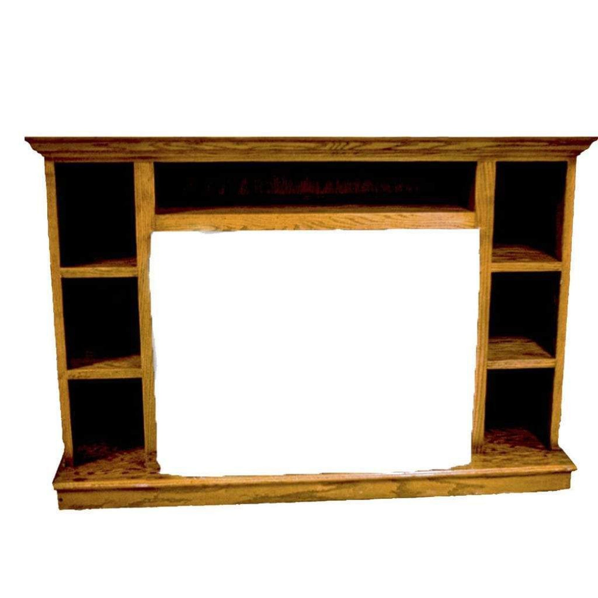Buck Stove Prestige Bookcase Mantel Accessory Light Oak Finish for Model 1127 and 1110 Gas Stove