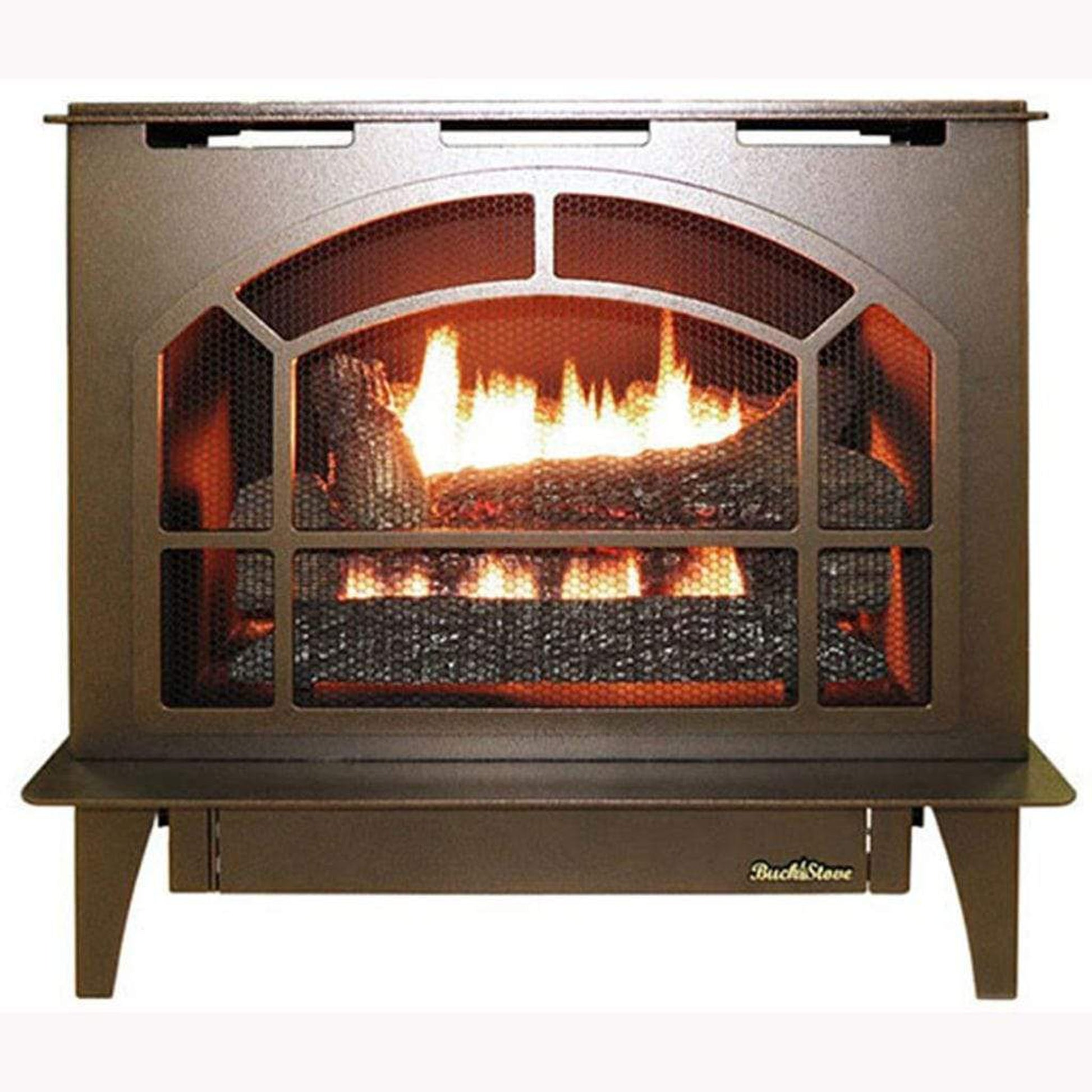 Buck Stove Townsend II 27" Vintage Copper Steel Series Liquid Propane Gas Stove