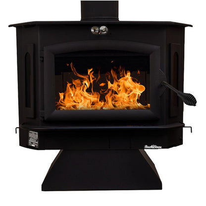 Buck Stove Bay Series Model 91 Catalytic Wood Burning Stove With Black Door Finish