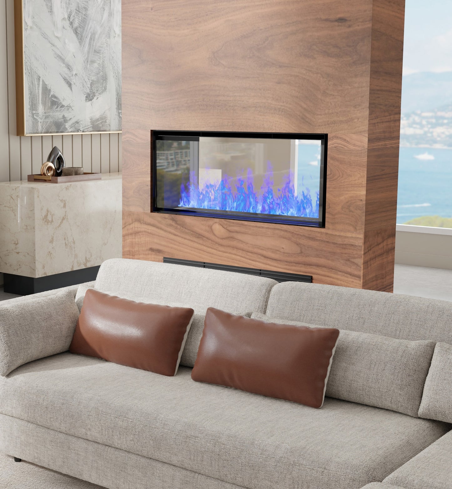 Dimplex Optimyst RGB Pro Box 40" Built-in Water Vapor Electric Fireplace