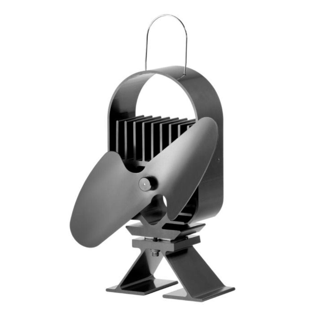 Caframo Black Ecofan AirDeco I Heat Powered Wood Stove Fan