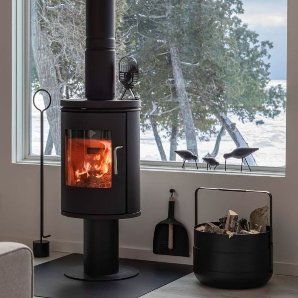 Caframo 8 Black Ecofan AirDeco II Heat Powered Wood Stove Fan – US  Fireplace Store