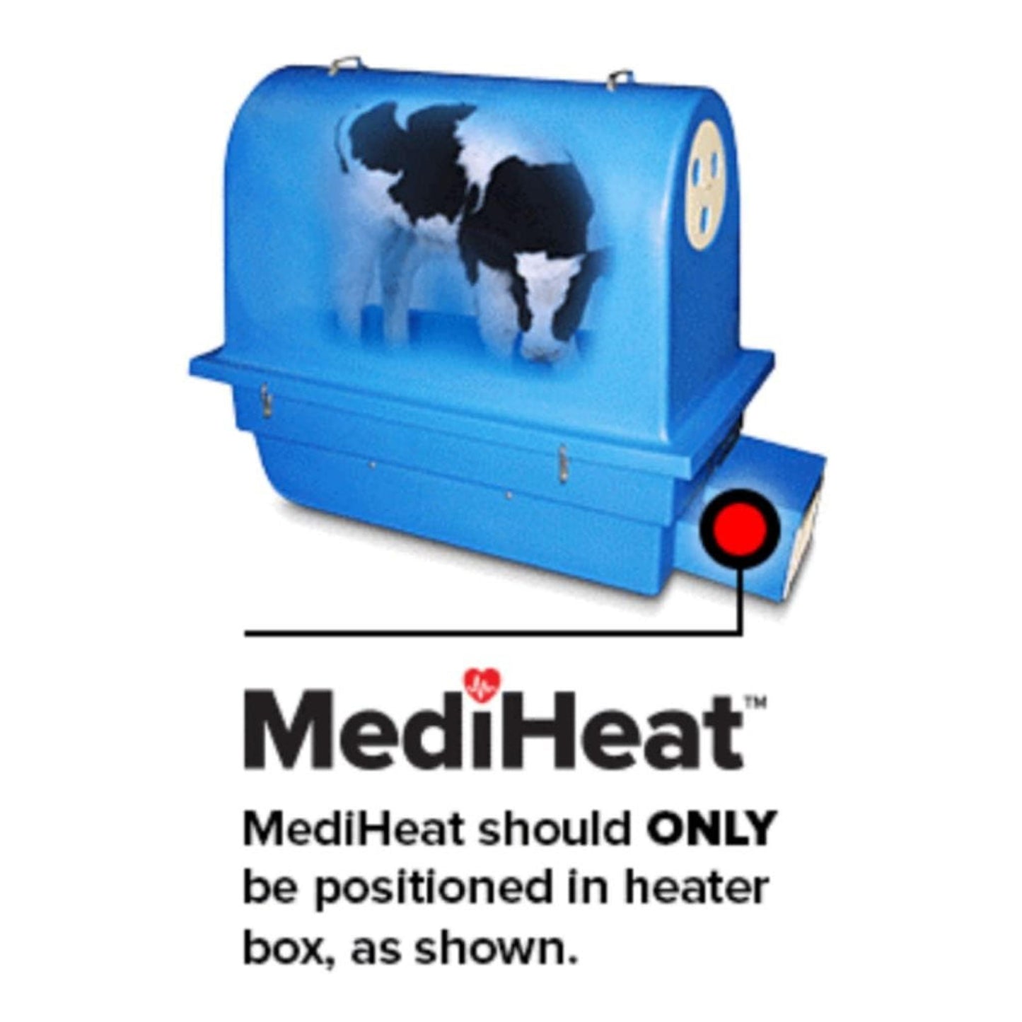 Caframo Gray Mediheat Calf Hutch Electric Heater