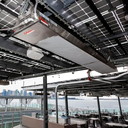 Calcana High Output Series 10' Stainless Steel Natural Gas Patio Heater