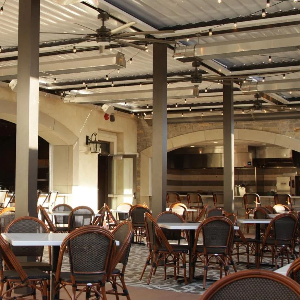 Calcana Standard Output Series 10' Stainless Steel Natural Gas Patio Heater