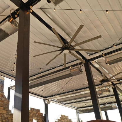 Calcana Standard Output Series 10' Stainless Steel Natural Gas Patio Heater