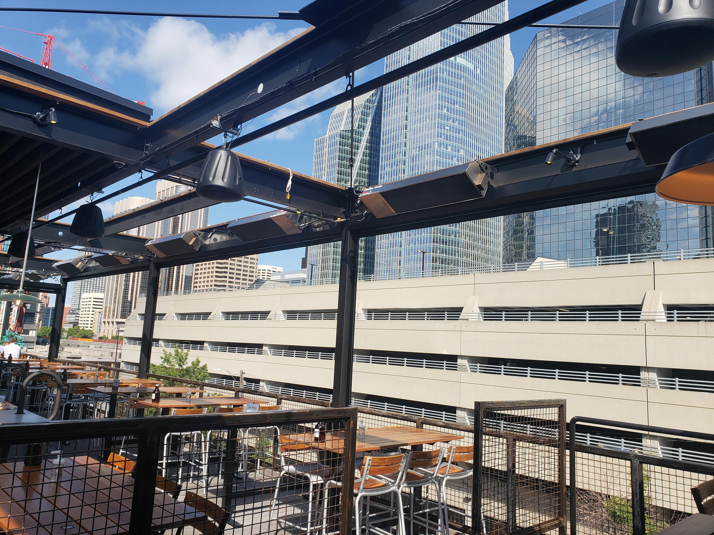 Calcana Standard Output Series 10' Stainless Steel Natural Gas Patio Heater