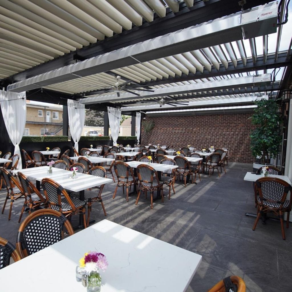 Calcana Standard Output Series 15' Stainless Steel Natural Gas Patio Heater