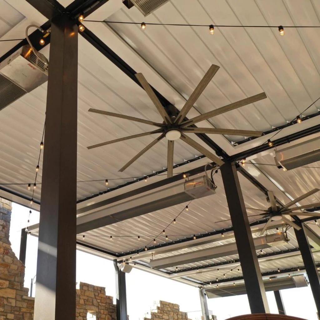 Calcana Standard Output Series 15' Stainless Steel Natural Gas Patio Heater