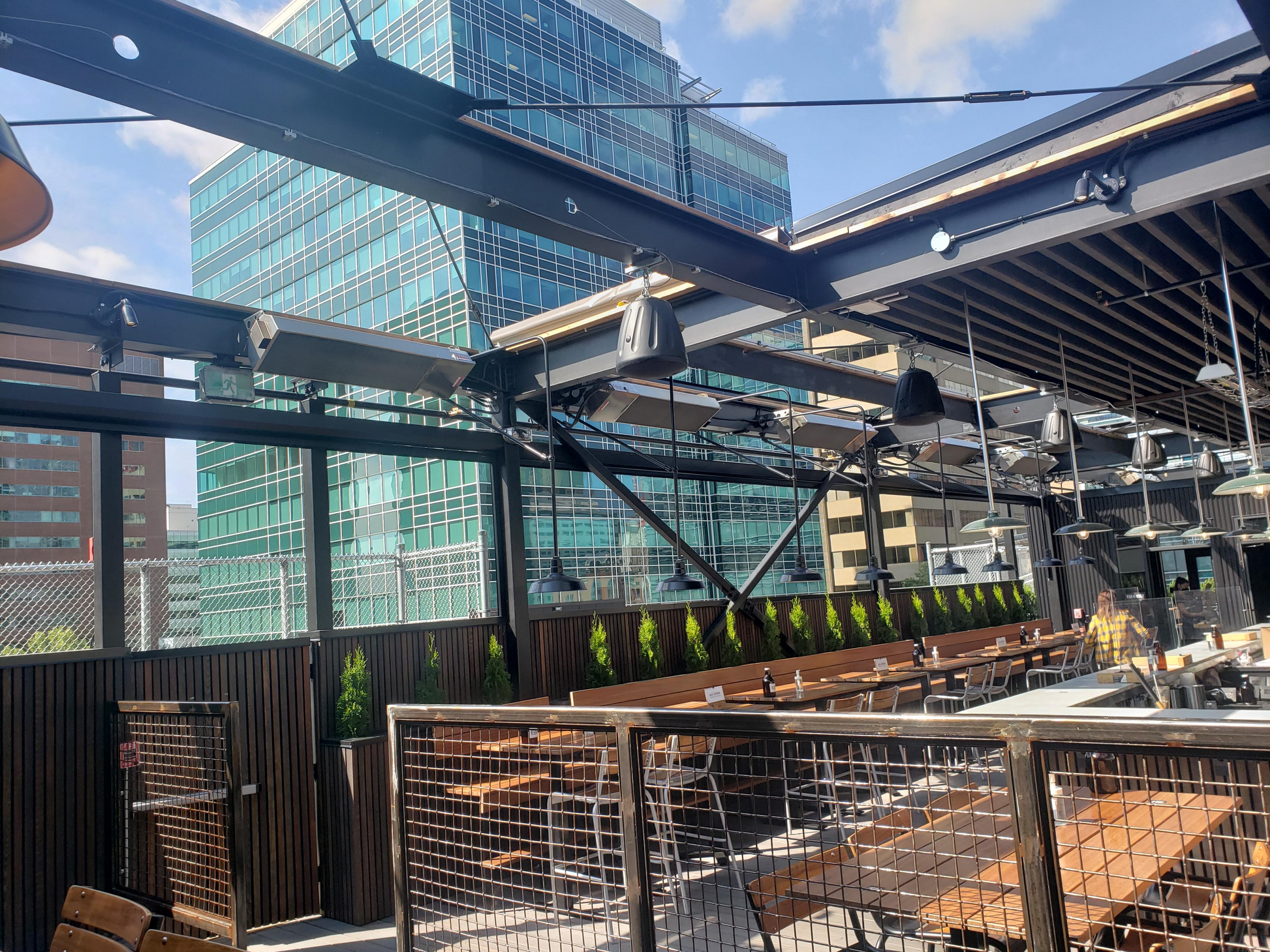 Calcana Standard Output Series 20' Stainless Steel Natural Gas Patio Heater