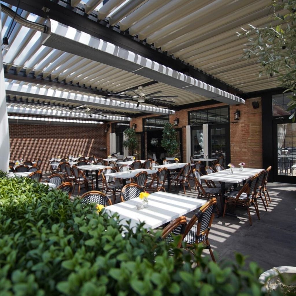 Calcana Standard Output Series 20' Stainless Steel Natural Gas Patio Heater