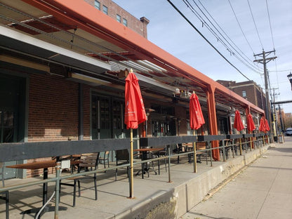 Calcana Standard Output Series 20' Stainless Steel Natural Gas Patio Heater