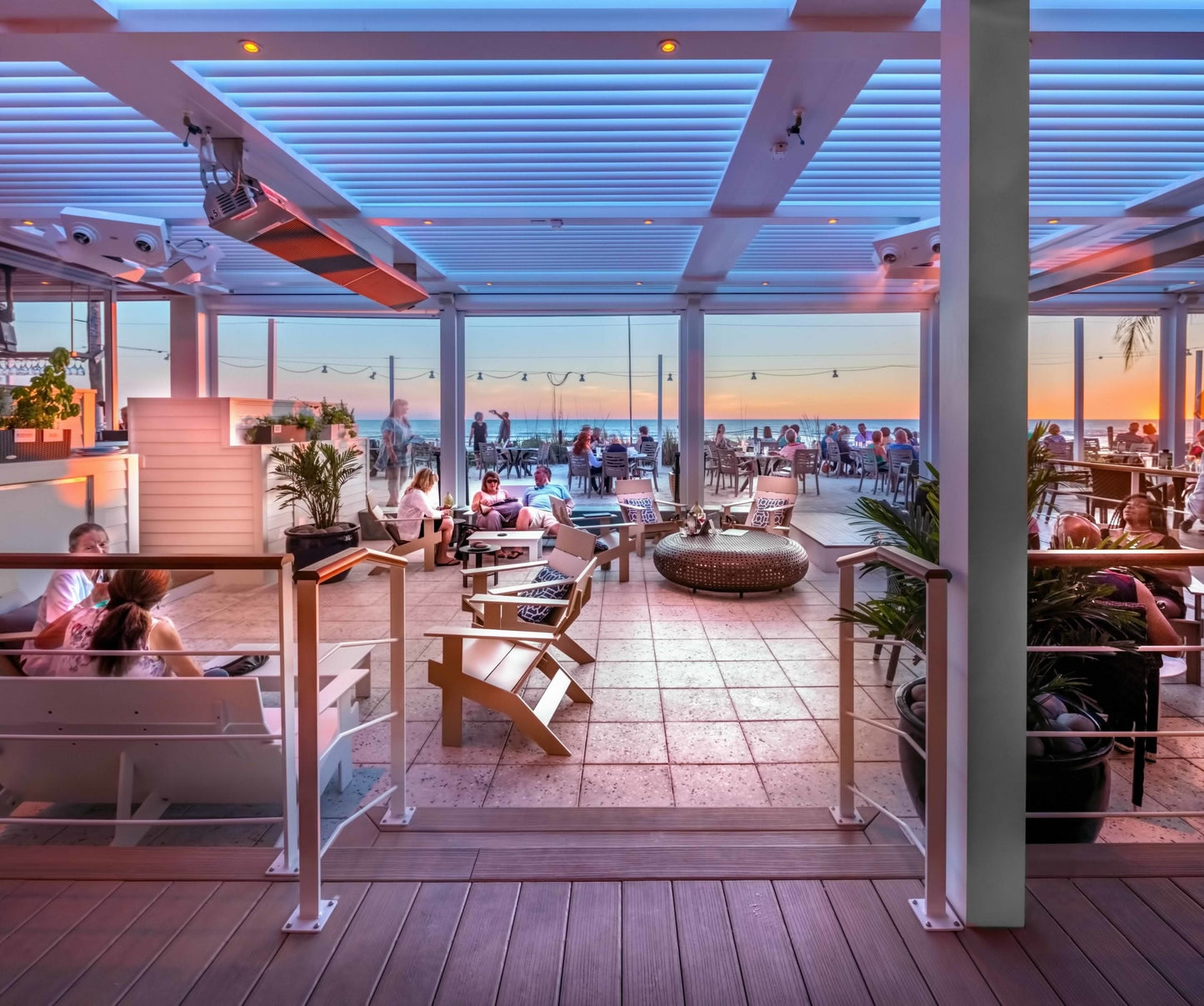 Calcana Standard Output Series 20' Stainless Steel Natural Gas Patio Heater