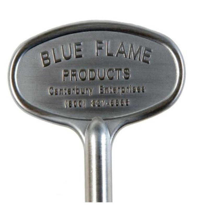 Canterbury Enterprises 8" Satin Chrome Universal Gas Valve Key
