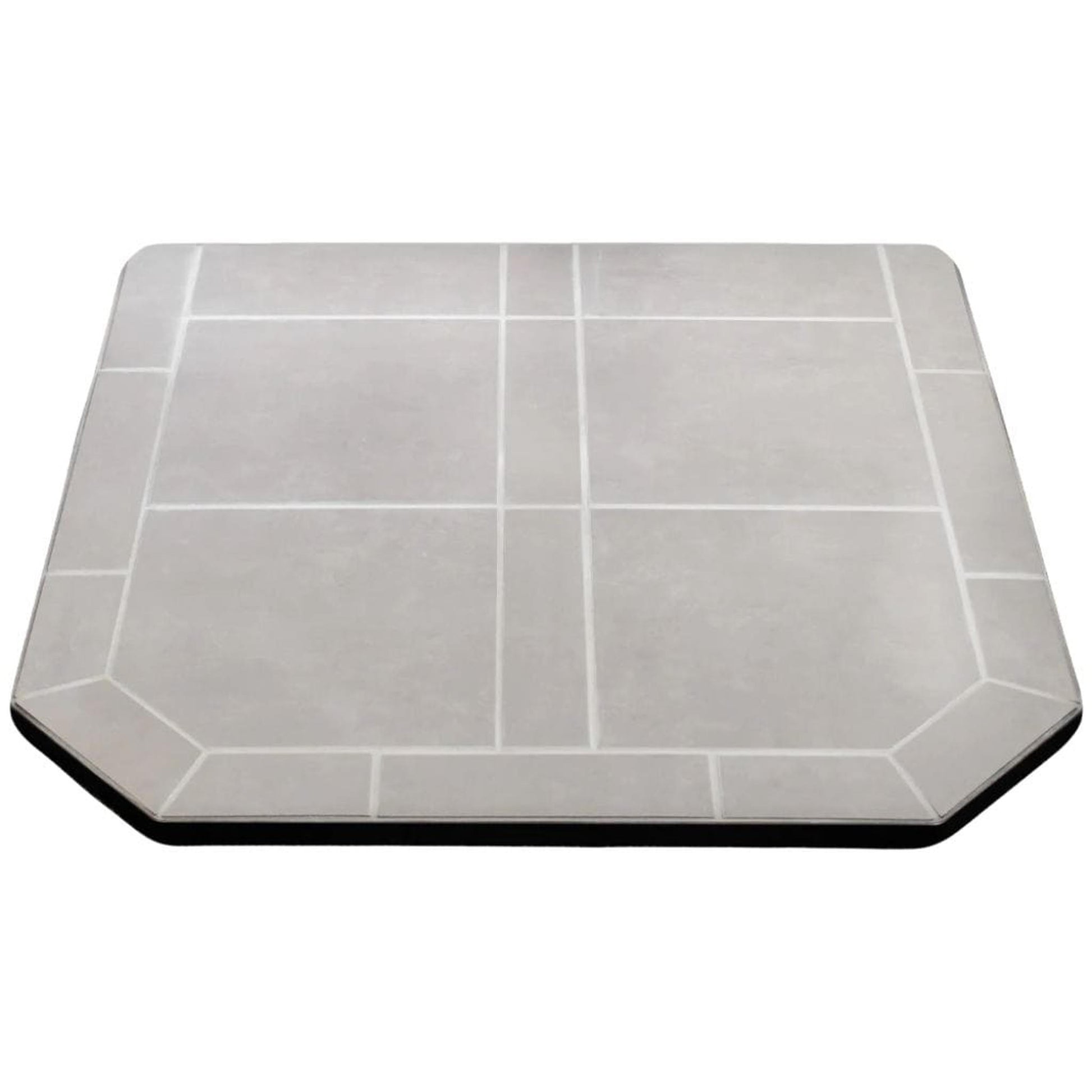 ComfortBilt Agate Grey Corner Hearth Pad for Pellet Stoves