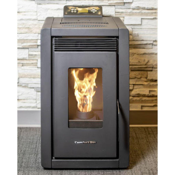 ComfortBilt Alpine HP40 17 Black Space Saver Wood Pellet Stove – US  Fireplace Store