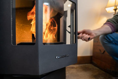 ComfortBilt HP22 24" Black Wood Pellet Stove