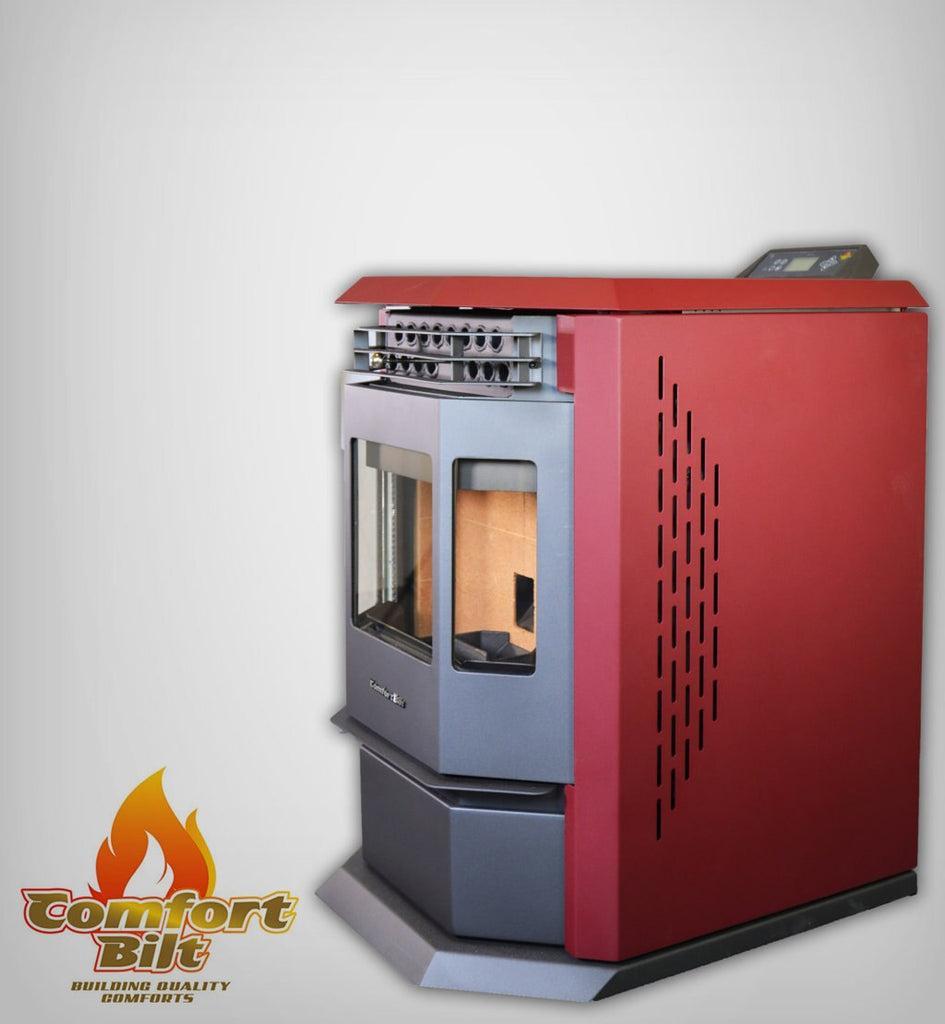 ComfortBilt HP22 24" Burgundy Wood Pellet Stove