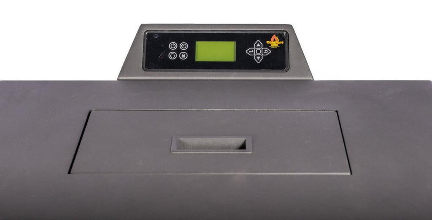 ComfortBilt HP22-N 24" Brown Wood Pellet Stove With Stainless Steel Trim